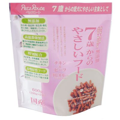賞味期限2026年5月】ペッツルート 7歳からのやさしいフード 600g